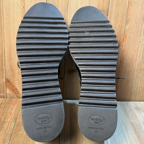 Summit x White Mountain Leather Oxford Brody Black Platform Loafer sz 39 - Picture 5 of 8